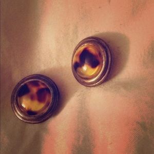 Ralph Lauren tortoise earrings